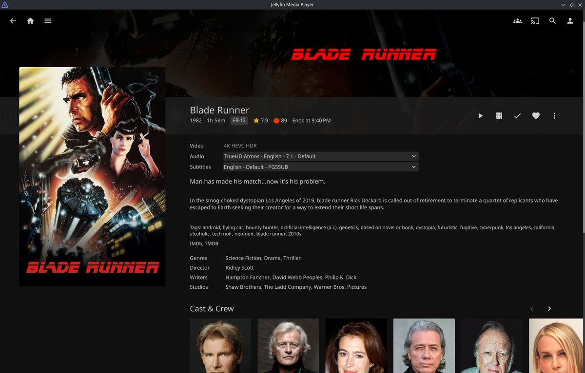 Jellyfin Media Player on Linux